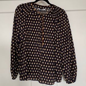 NWT The Fold London 100% Silk Blouse